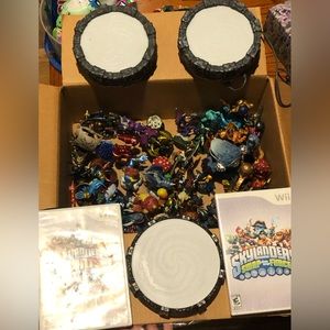 Wii Skylander Pack 36 Figures, 3 Portals, & 2 games Swap Forces & Giants